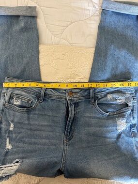 Flying Monkey distressed straight leg jeans size 29